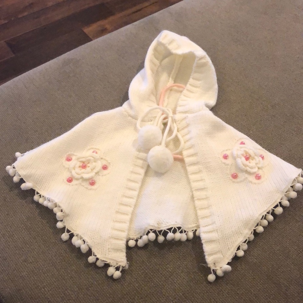 Baby girl poncho size 18 month